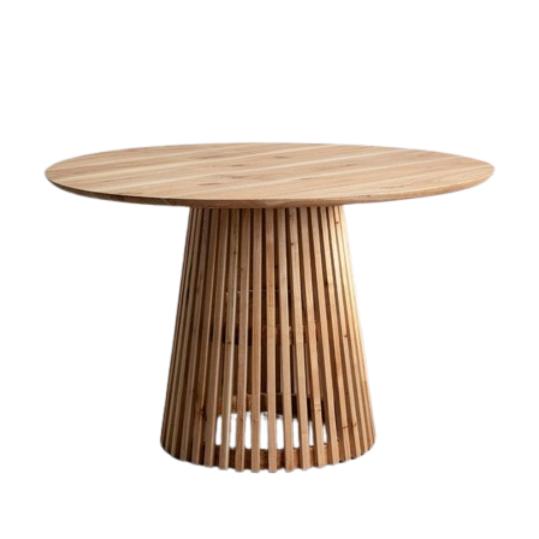 table à manger Kaya en bois clair - Decomeuble Maroc