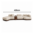 salon Lorenzo sur mesure - vue 2 - Decomeuble Maroc